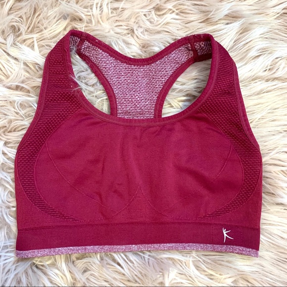 Reversible red maroon sports bra - Picture 3 of 5